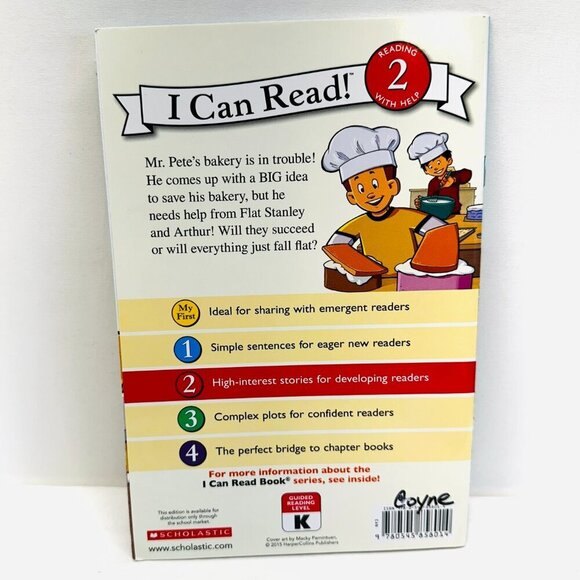 Flat Stanley and the Very Big Cookie (I Can Read Level 2) by Lori Haskins Houran - Picture 3 of 4